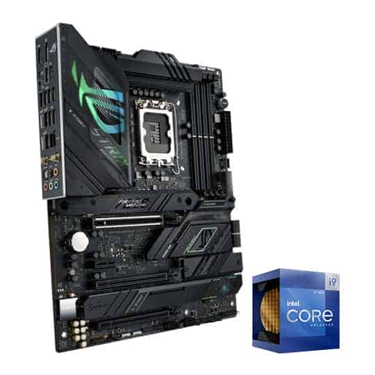 ASUS ROG STRIX Z790-F GAMING WIFI + Intel Core i9-12900K Motherboard Bundle